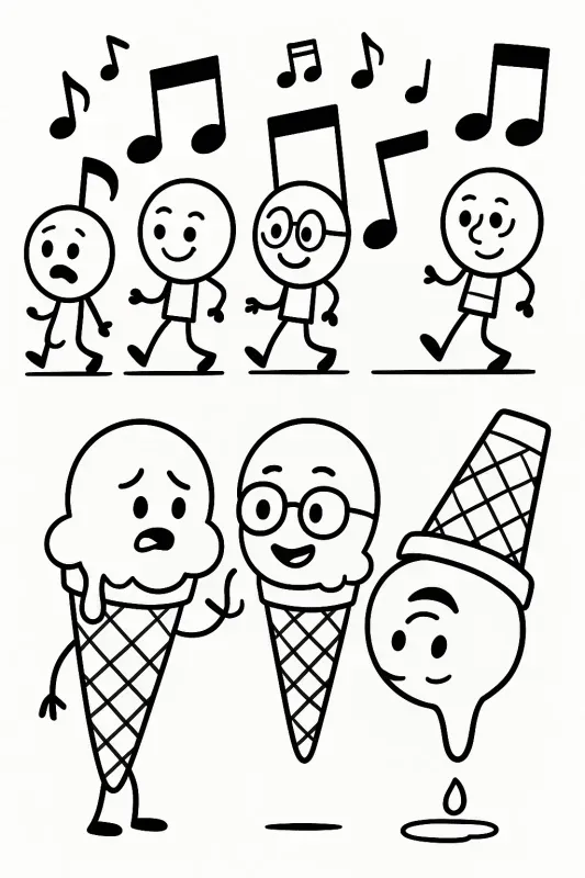 Happy Doodle Scenes
