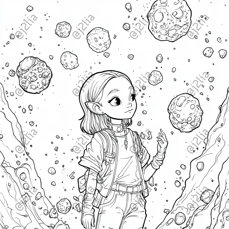 Fantasy Character Coloring Pages