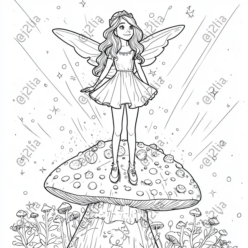Fantasy Character Coloring Pages