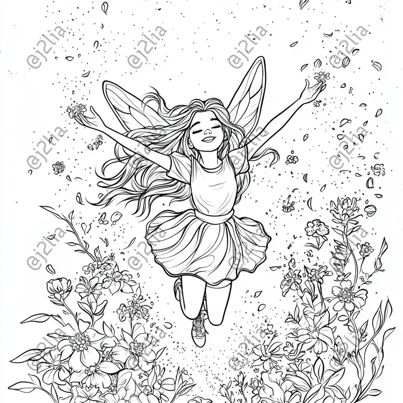 Fantasy Character Coloring Pages