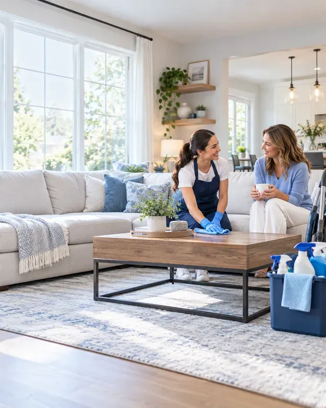 Home Cleaning Ad Visuals