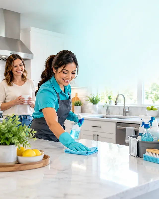 Home Cleaning Ad Visuals
