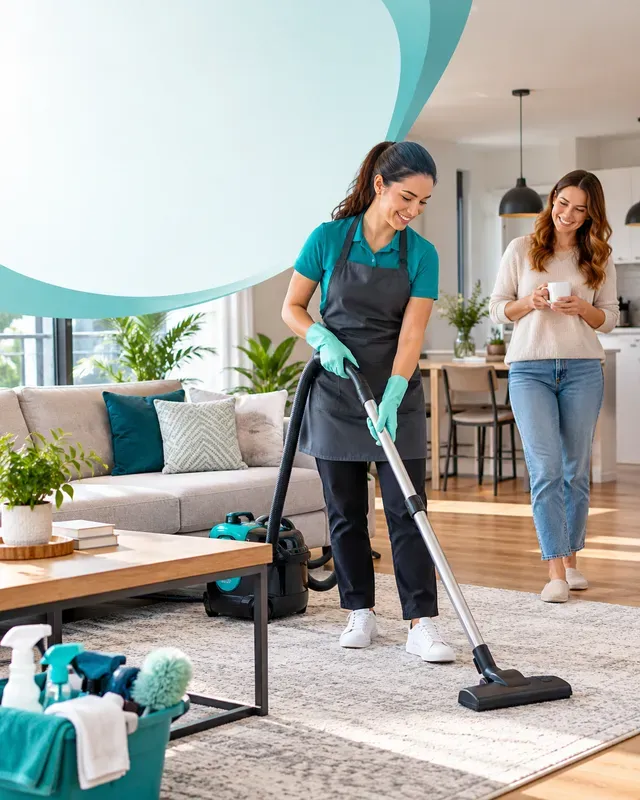 Home Cleaning Ad Visuals