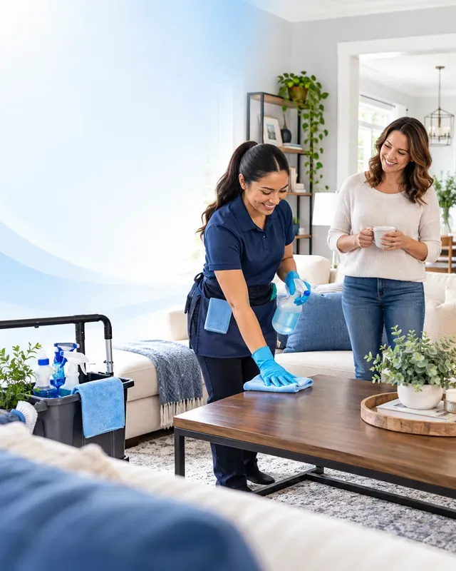 Home Cleaning Ad Visuals