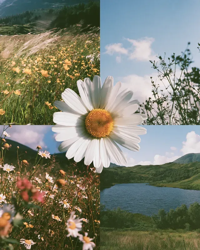 Atmospheric 4panel Photo Mood Collages