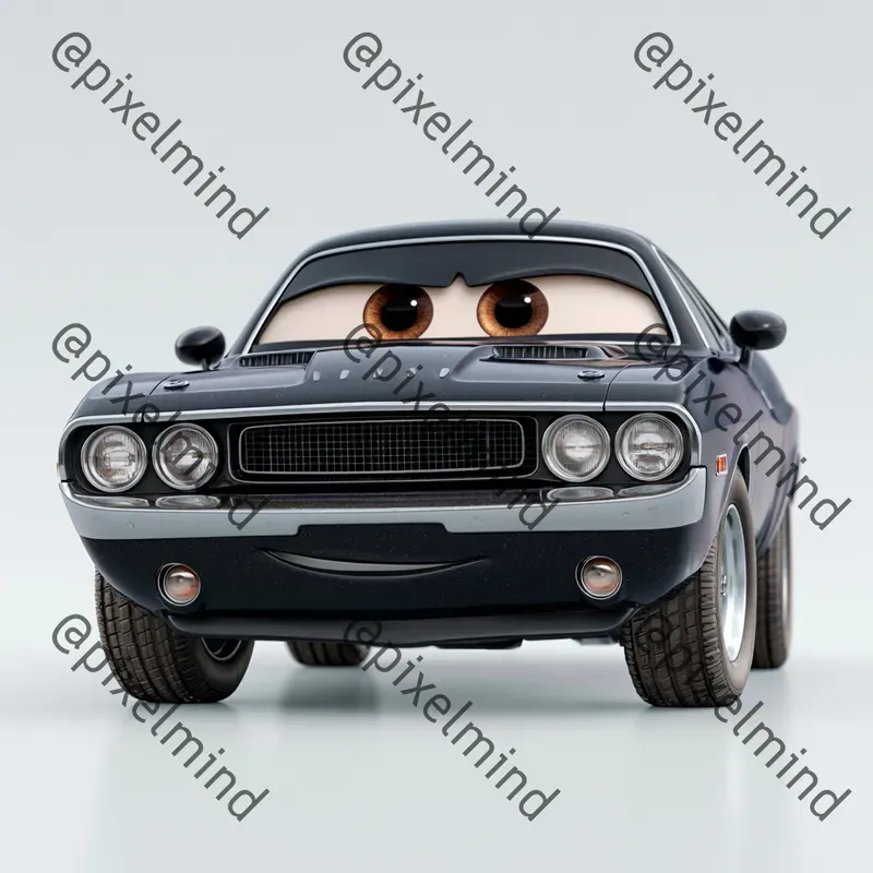 Cute Cartoon Face Car Character Packs