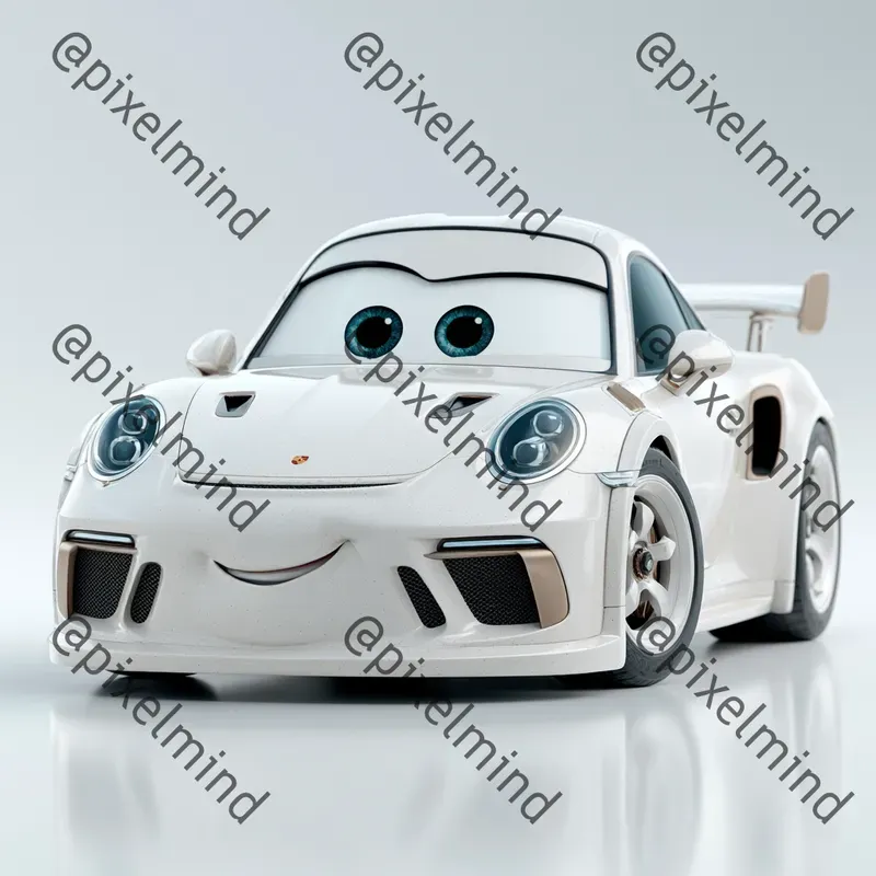 Cute Cartoon Face Car Character Packs