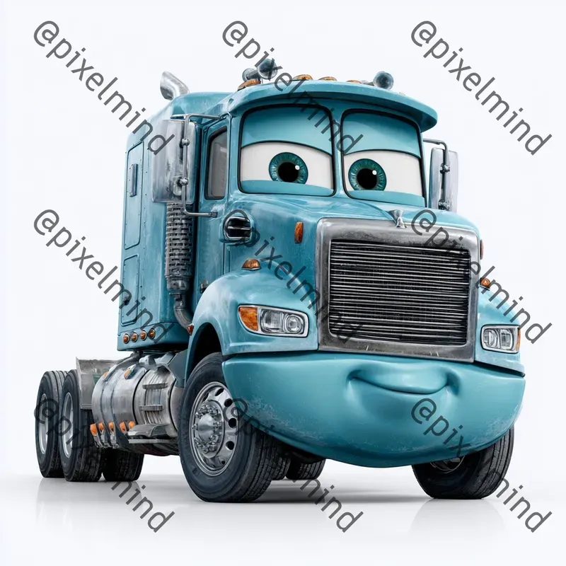 Cute Cartoon Face Car Character Packs