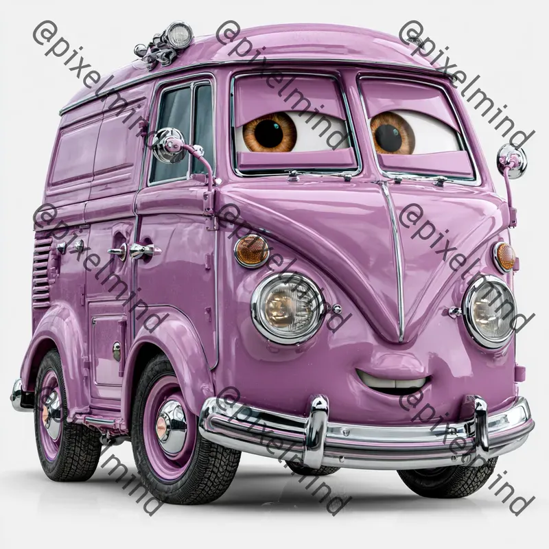 Cute Cartoon Face Car Character Packs