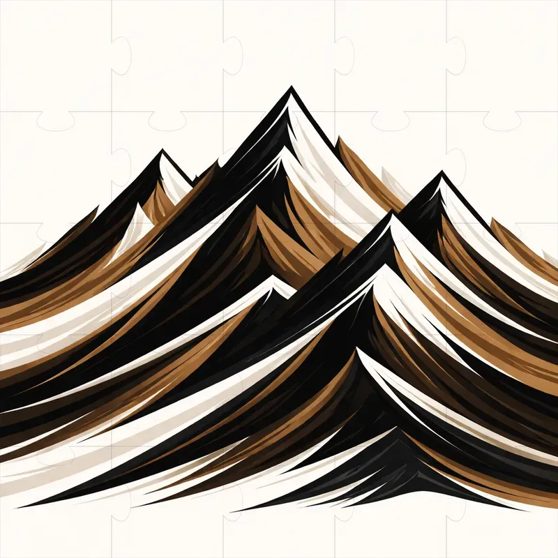 Abstract Line Art Paintings