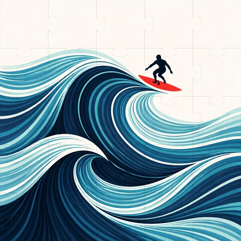 Abstract Line Art Paintings