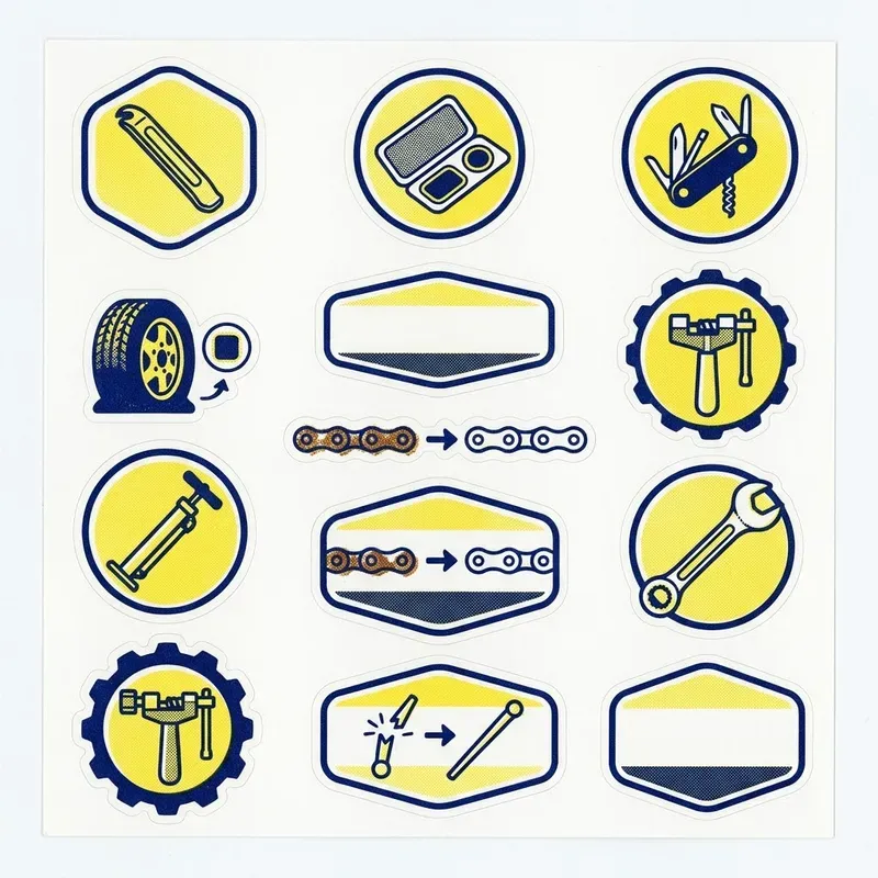 Repair Patch Label Stickers