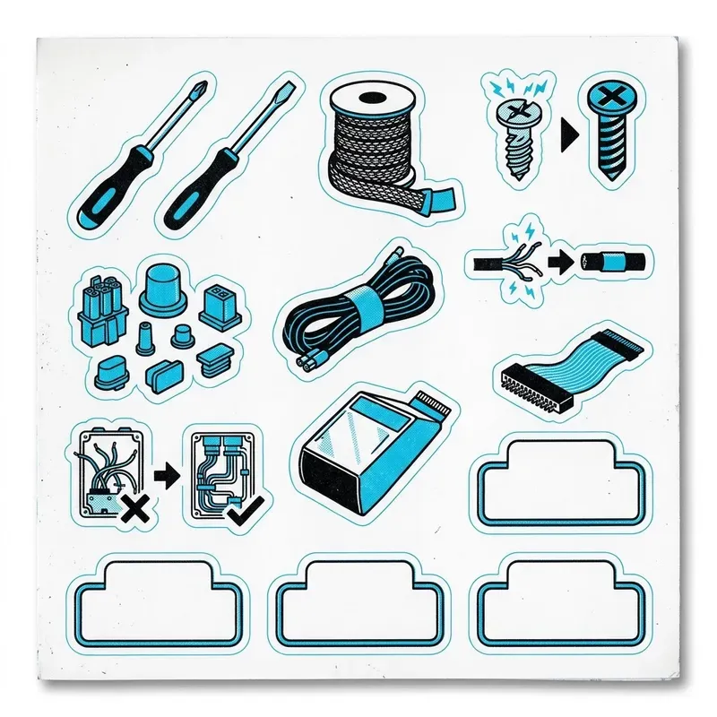 Repair Patch Label Stickers