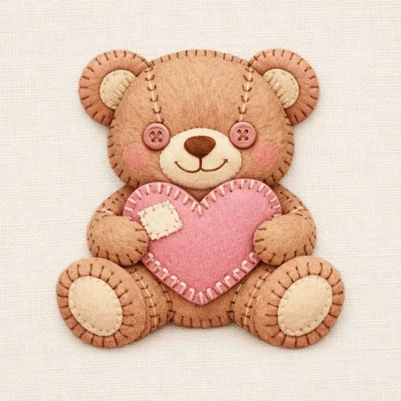 Handmade Textile Fabric Illustrations