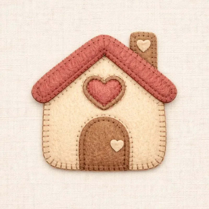 Handmade Textile Fabric Illustrations