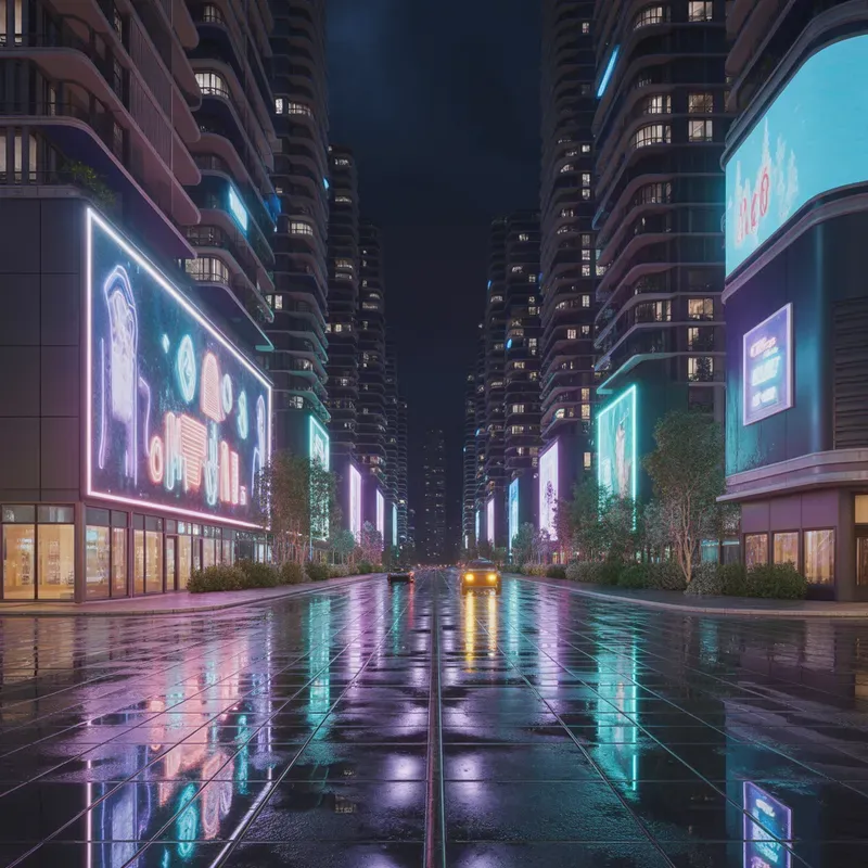 Cyberpunk Residential Nights 50