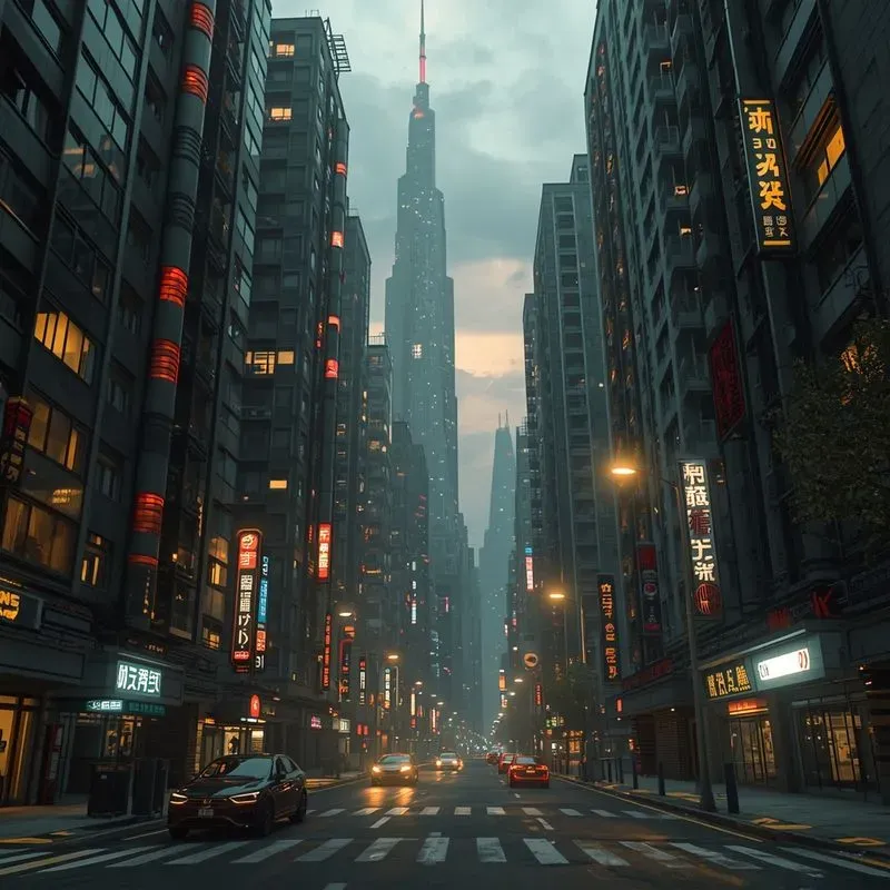 Cyberpunk Residential Nights 50