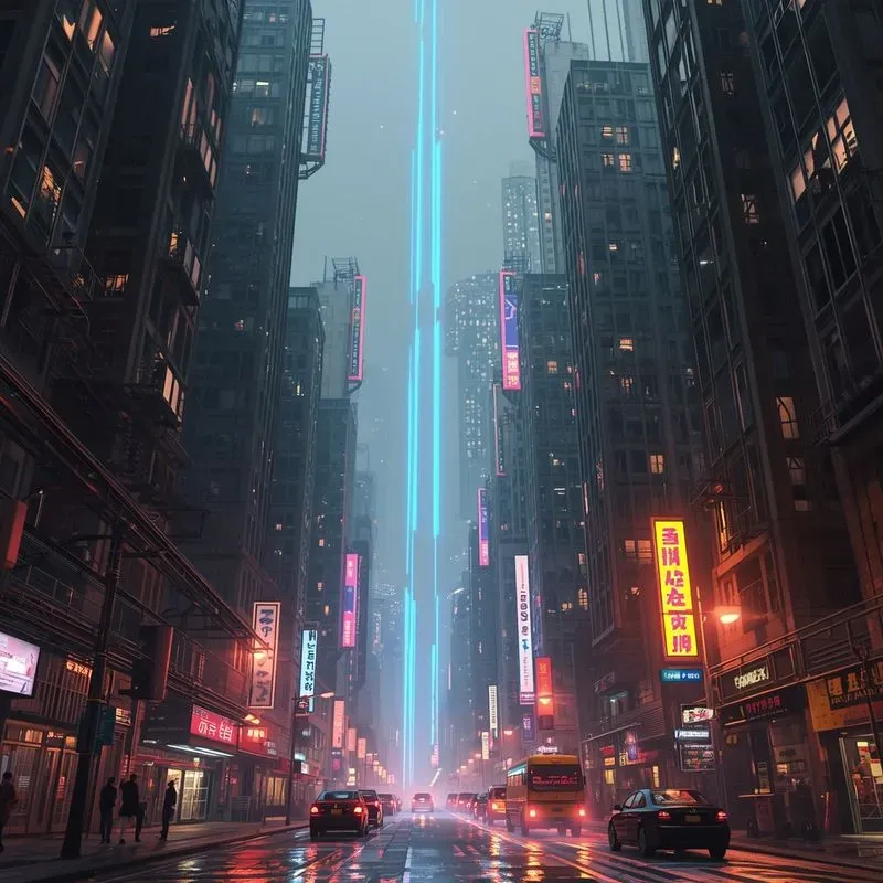 Cyberpunk Residential Nights 50