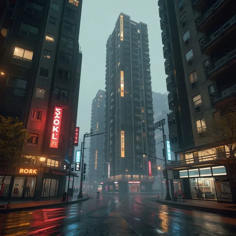 Cyberpunk Residential Nights 50