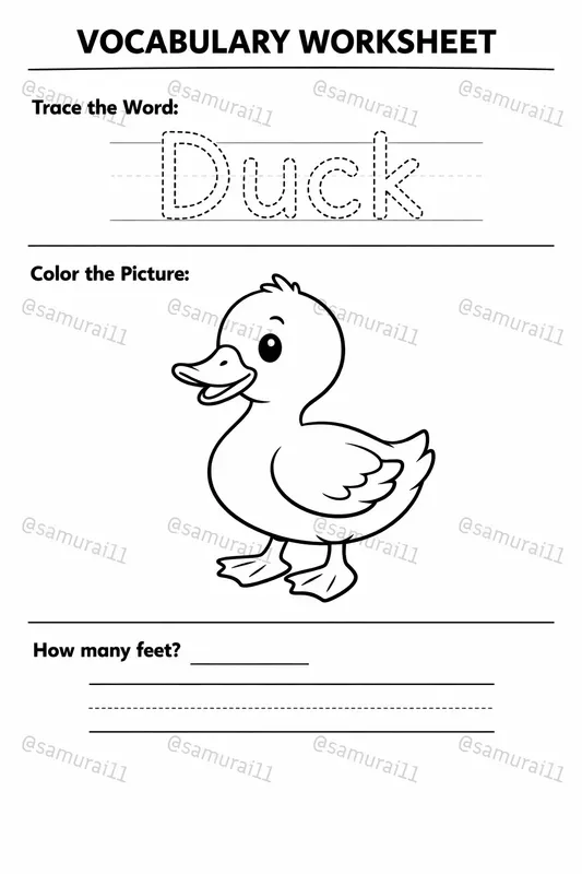 Word Tracing Worksheet Generator