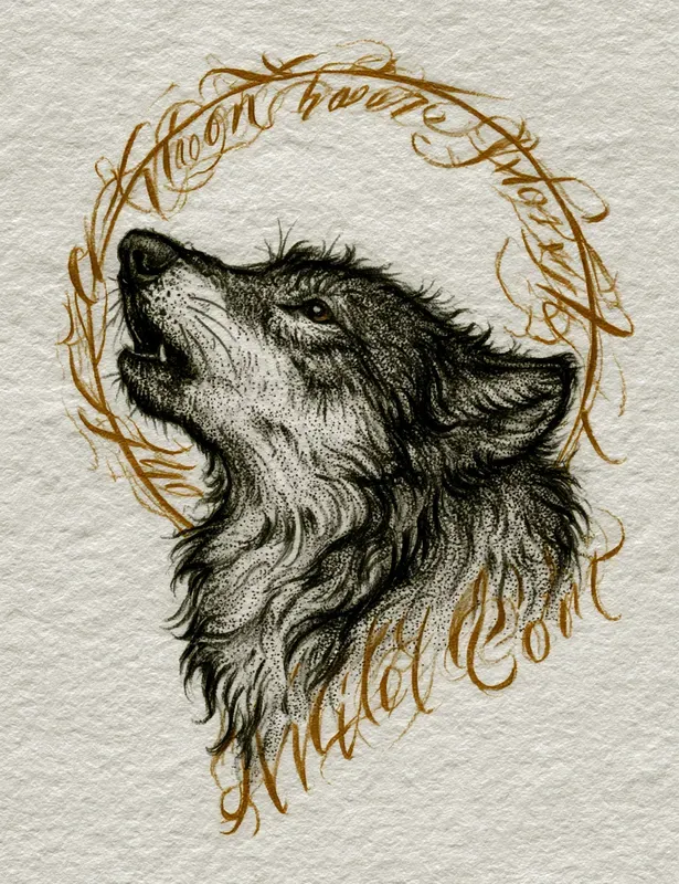 Golden Script Whisper Wall Art