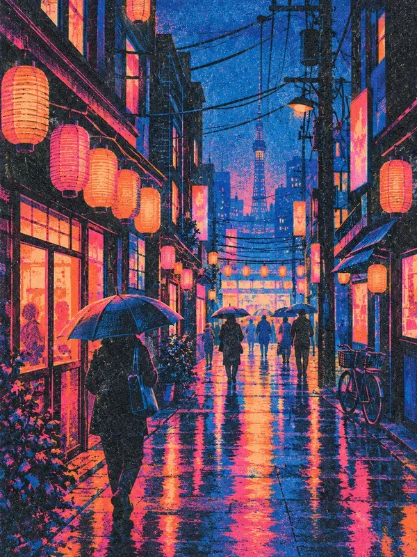 Risograph Dream Routes