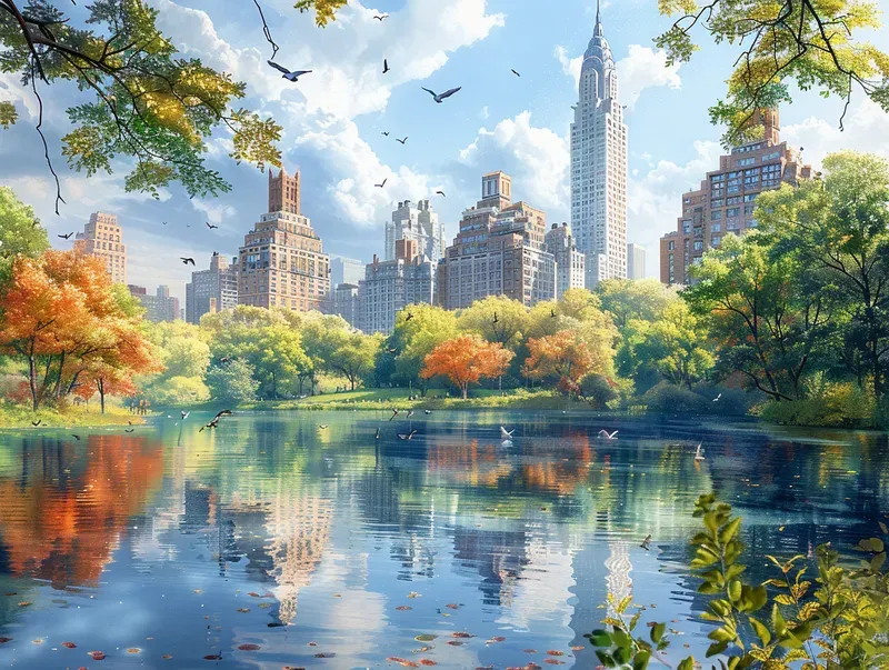 Premium City And Landscape Wall Art