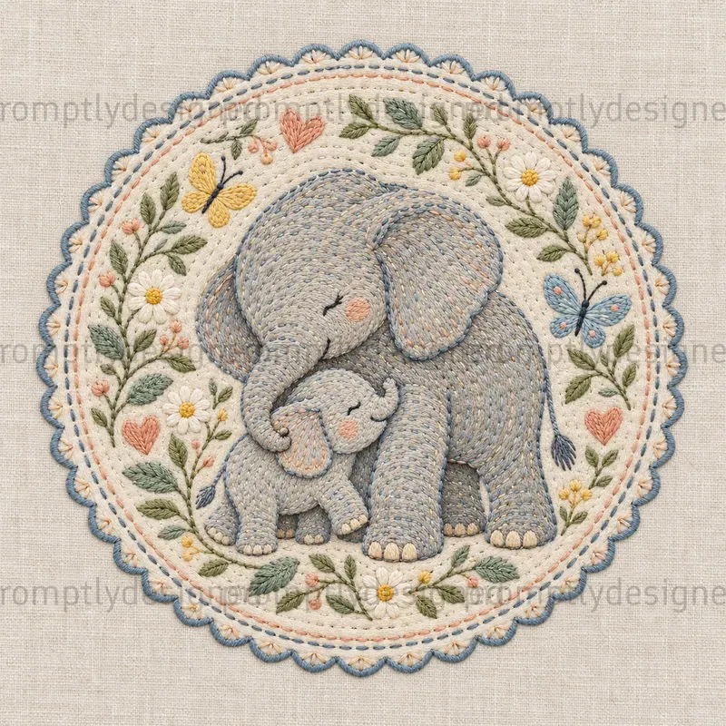 Embroidered Animal Nursery Etsy Prints