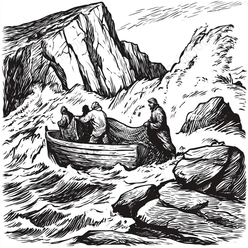 Dramatic Pen Ink Illustrations