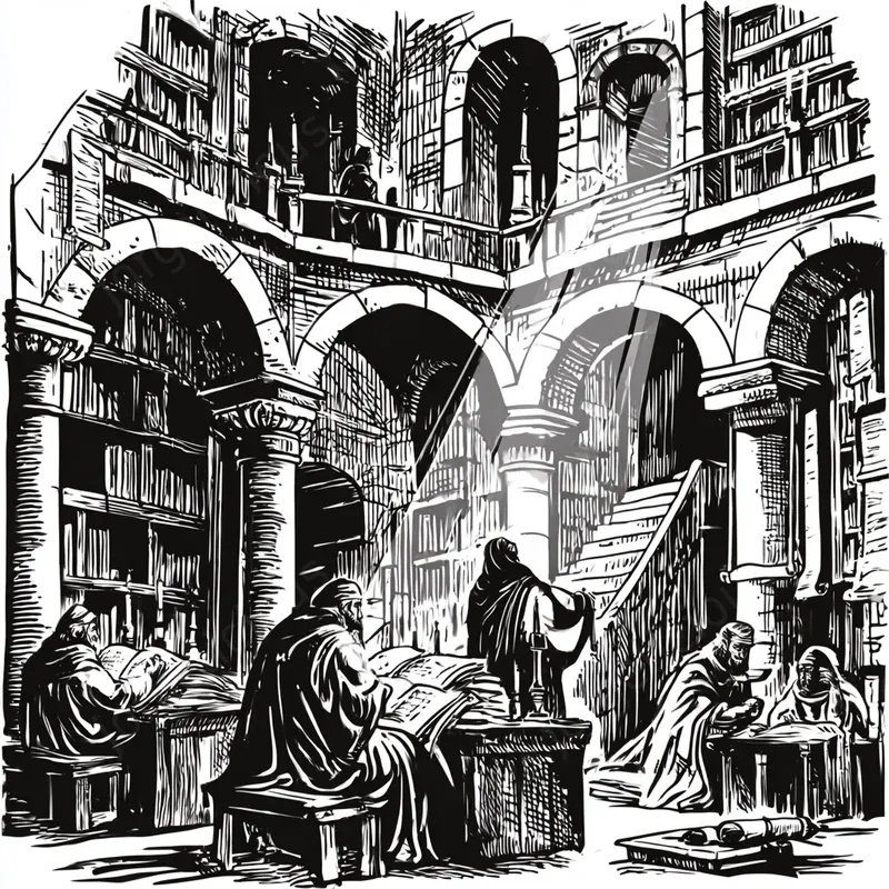 Dramatic Pen Ink Illustrations