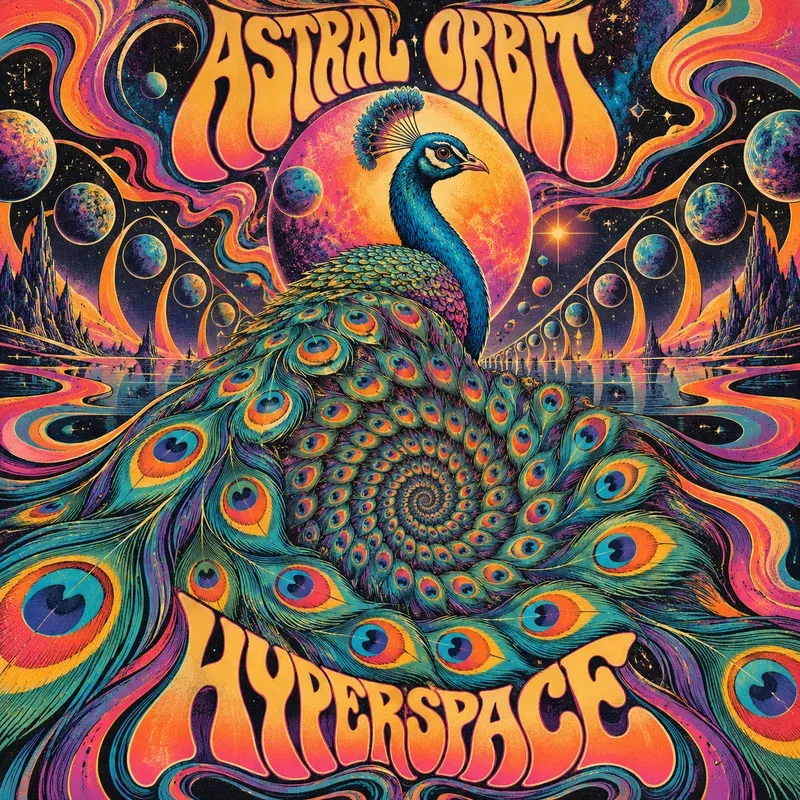 Retro Psychedelic Surreal Vinyl Covers