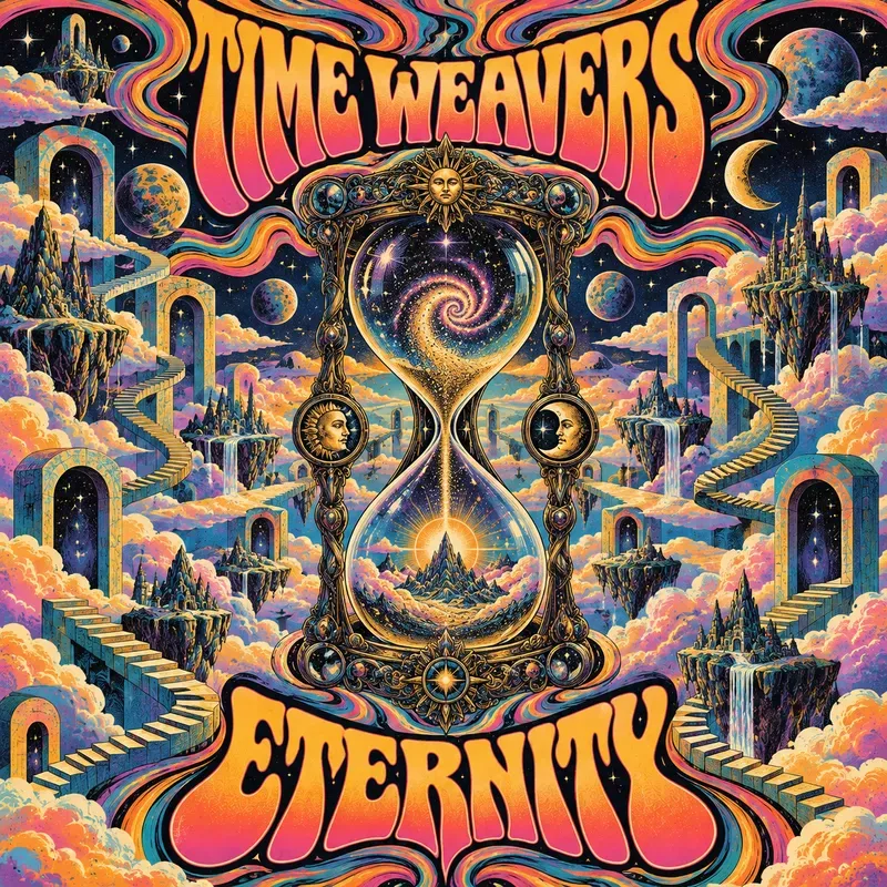 Retro Psychedelic Surreal Vinyl Covers