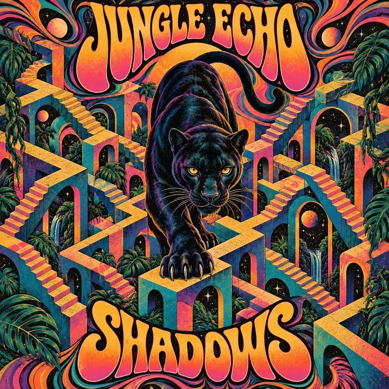 Retro Psychedelic Surreal Vinyl Covers