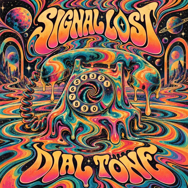 Retro Psychedelic Surreal Vinyl Covers