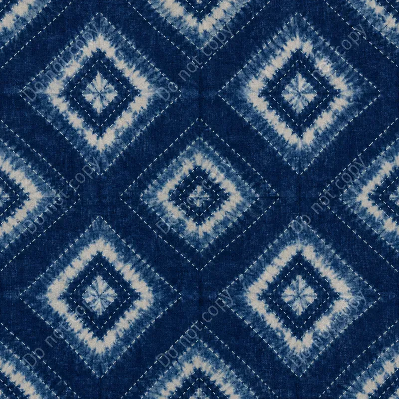 Shibori Indigo Seamless Tiles