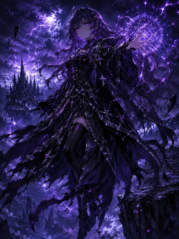 Dark Fantasy Anime Portrait Generator