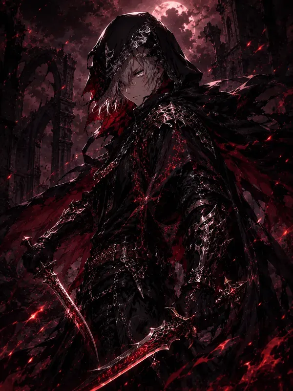 Dark Fantasy Anime Portrait Generator