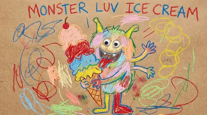 Colorful Crayon Scribble Kids Drawings