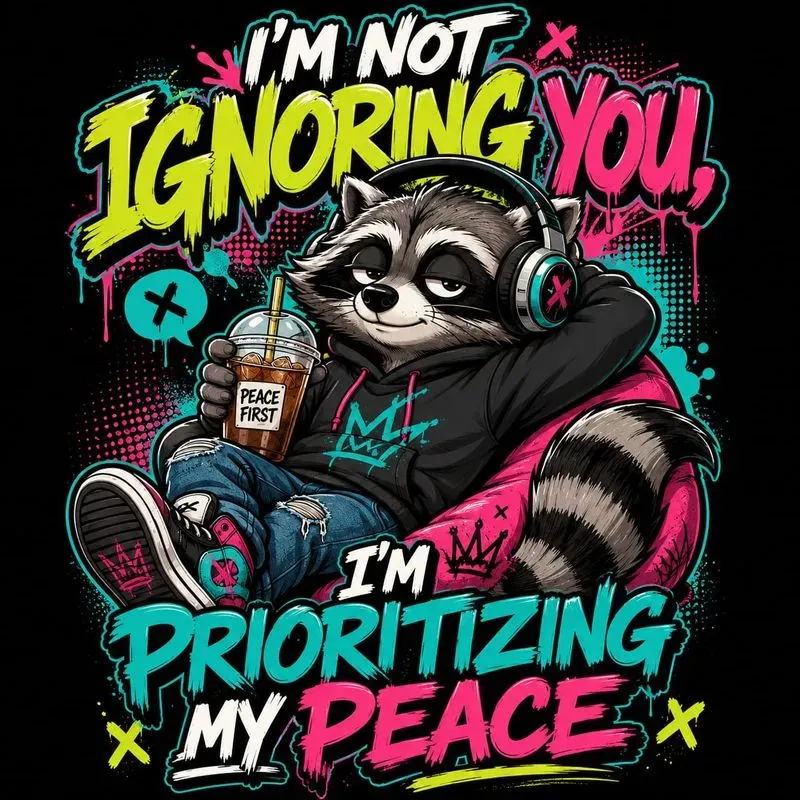 Savage Cartoon Quote Tshirt Tees