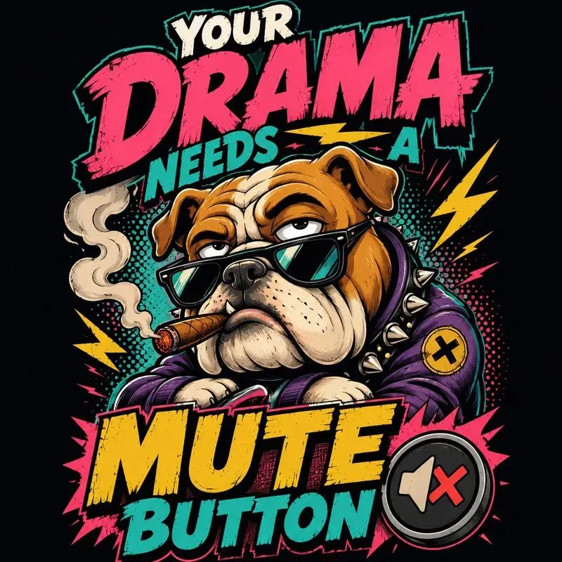 Savage Cartoon Quote Tshirt Tees
