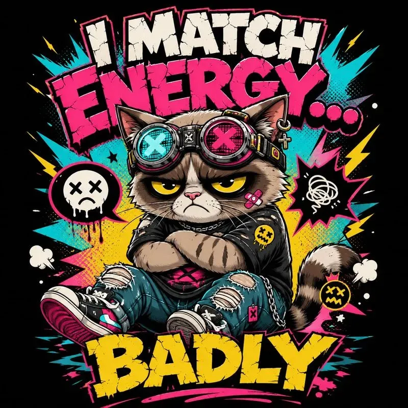 Savage Cartoon Quote Tshirt Tees