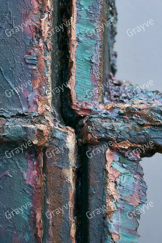 Abstract Impasto Palette Knives
