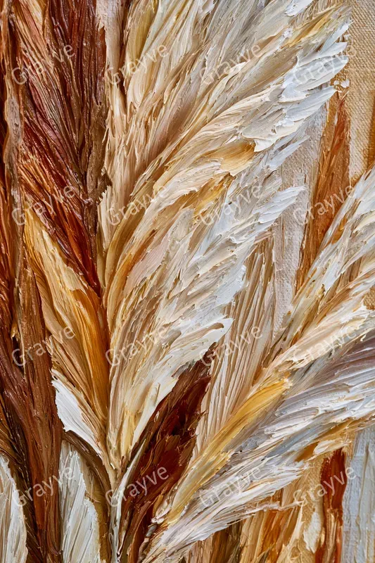 Abstract Impasto Palette Knives