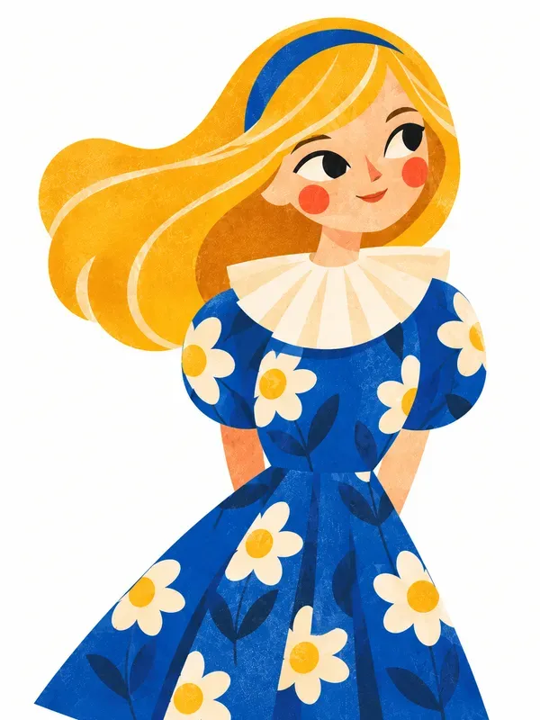 Retro Color Block Graphic Art
