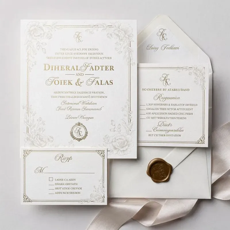 Luxury Wedding Invitation Suites