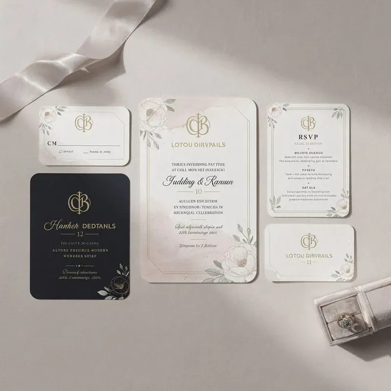 Luxury Wedding Invitation Suites