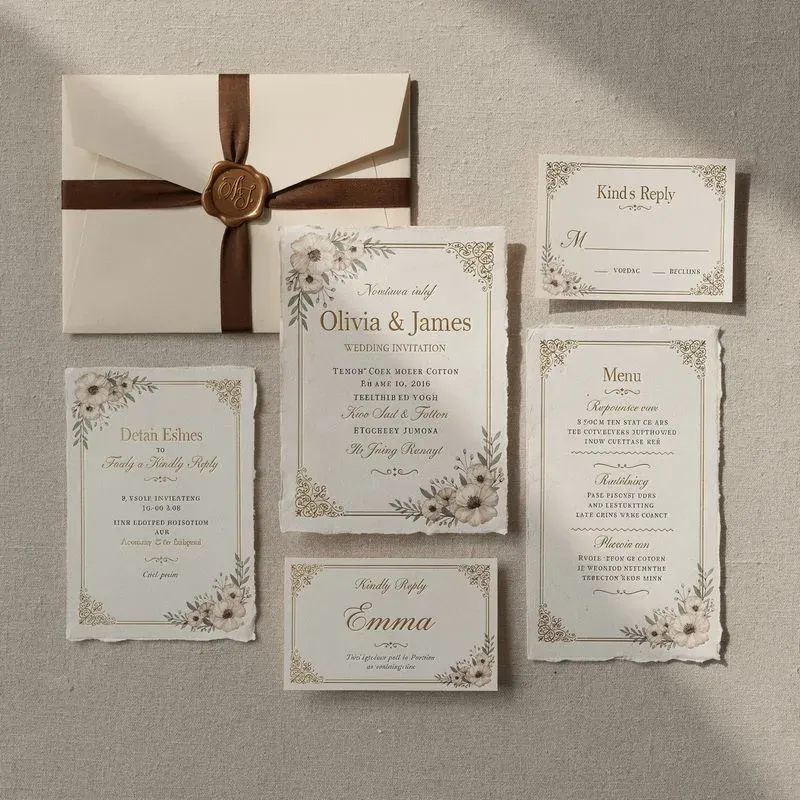 Luxury Wedding Invitation Suites