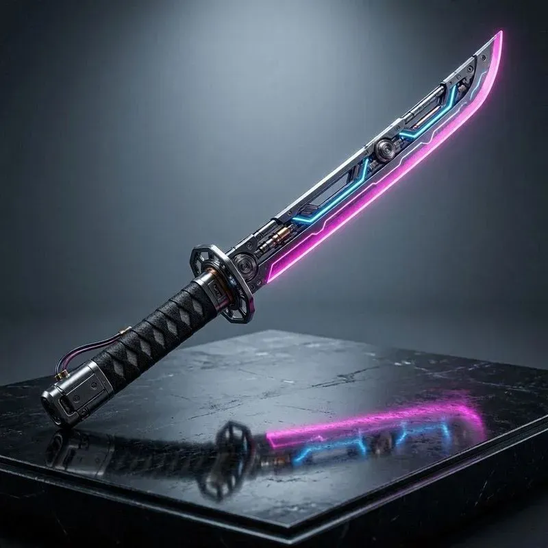 3D Cyberpunk Neon Glow Assets