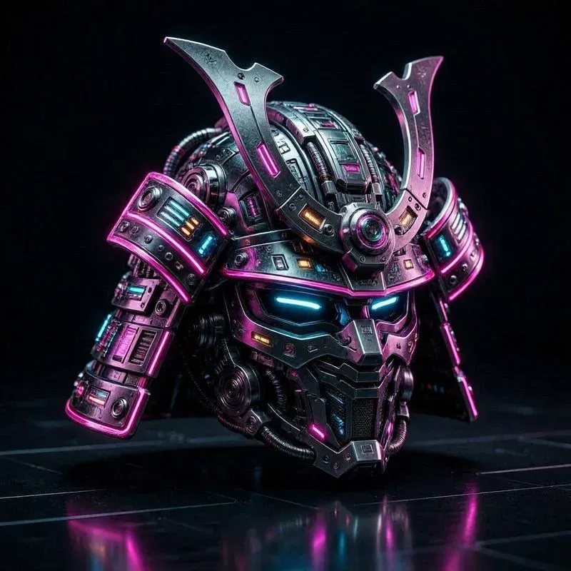 3D Cyberpunk Neon Glow Assets