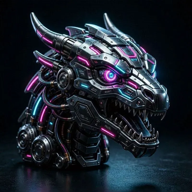 3D Cyberpunk Neon Glow Assets